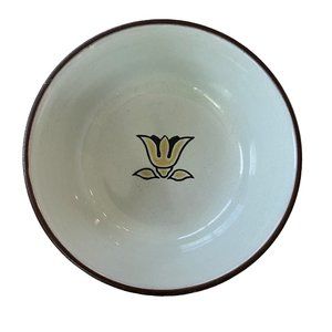 Vintage Denby-Langley Kimberly Pattern Fruit Dessert Sauce Bowl Single Bowl